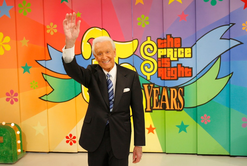 Bob Barker poses for photographers at his last taping of "The Price is Right" in 2007.