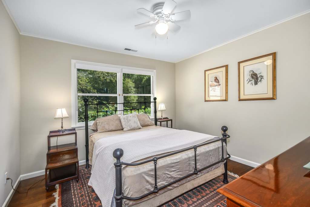 Interior of a bedroom. 