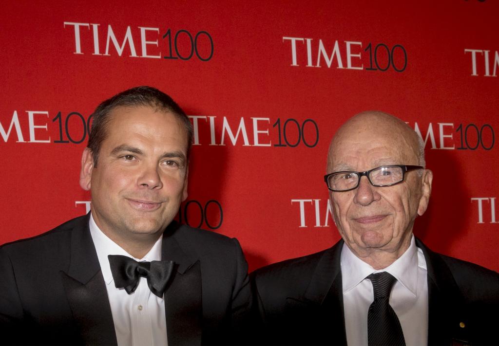 At just 25 years old Lachlan joined the executive ranks at News Corp, which his father Rupert founded in 1980. (The father-son duo is pictured together at NYC's TIME 100 Gala in April 2015.)