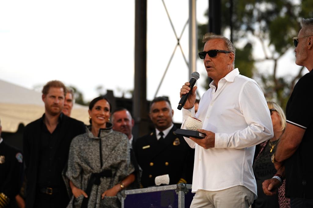 The event was held at Kevin Costner's $26 million estate.