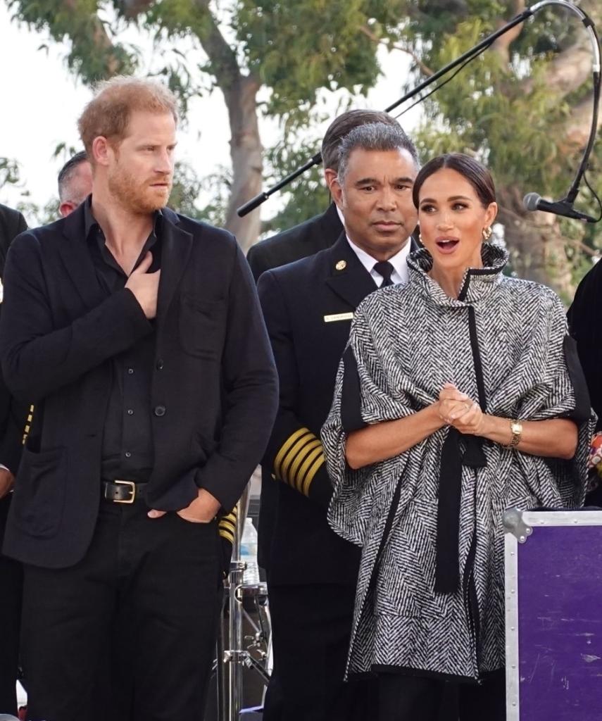 Harry and Markle reside in Montecito, one of the most upmarket areas of Santa Barbara County, so it was perhaps no surprise to see the couple turn out to support the fundraiser for their local community. 