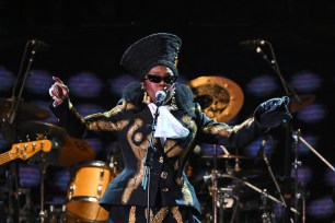 Lauryn Hill at Global Citizen Festival.