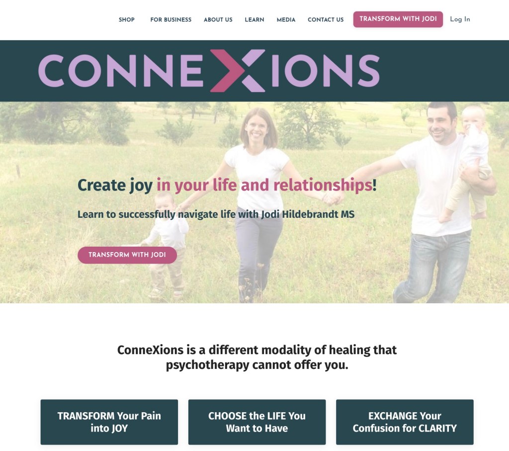 the home page for ConneXions