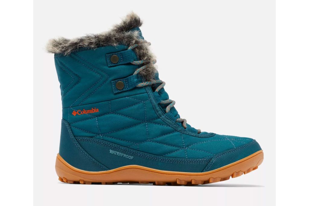 Blue snow boots