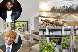 A Brooklyn unit in a celebrity-filled luxe building has hit the market for $4 million. 