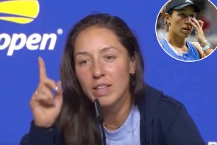 American tennis pro Jessica Pegula confronted a journalist whose podcast tweeted she was crying after her fourth-round loss to fellow American, Madison Keys at the U.S. Open on Sunday. 