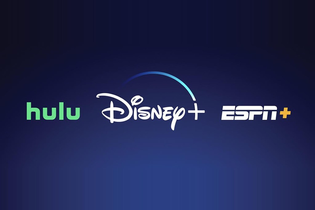 Disney+ Hulu and ESPN+ logos 
