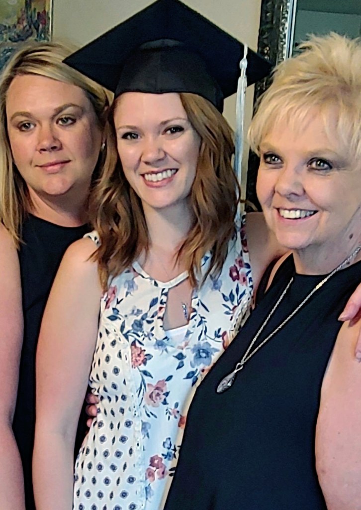 Sharon Hayes, right, pictured with Brianna Hayes and her second daughter, is suing former OB-GYN and fertility doctor David Claypool for allegedly inseminating her without her consent instead of using anonymous donors. 