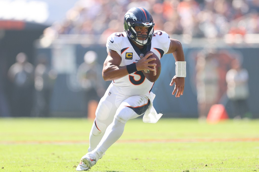 Russell Wilson threw for 223 yards and three touchdowns in the Denver Broncos 31-28 win over the Chicago Bears in Week 4. 