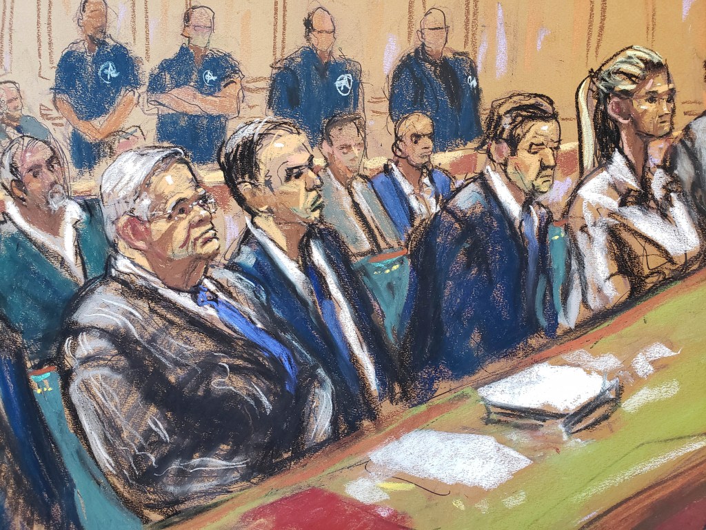 Menendez in court. 