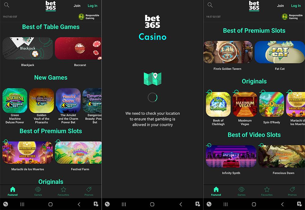 bet365 Casino Mobile App