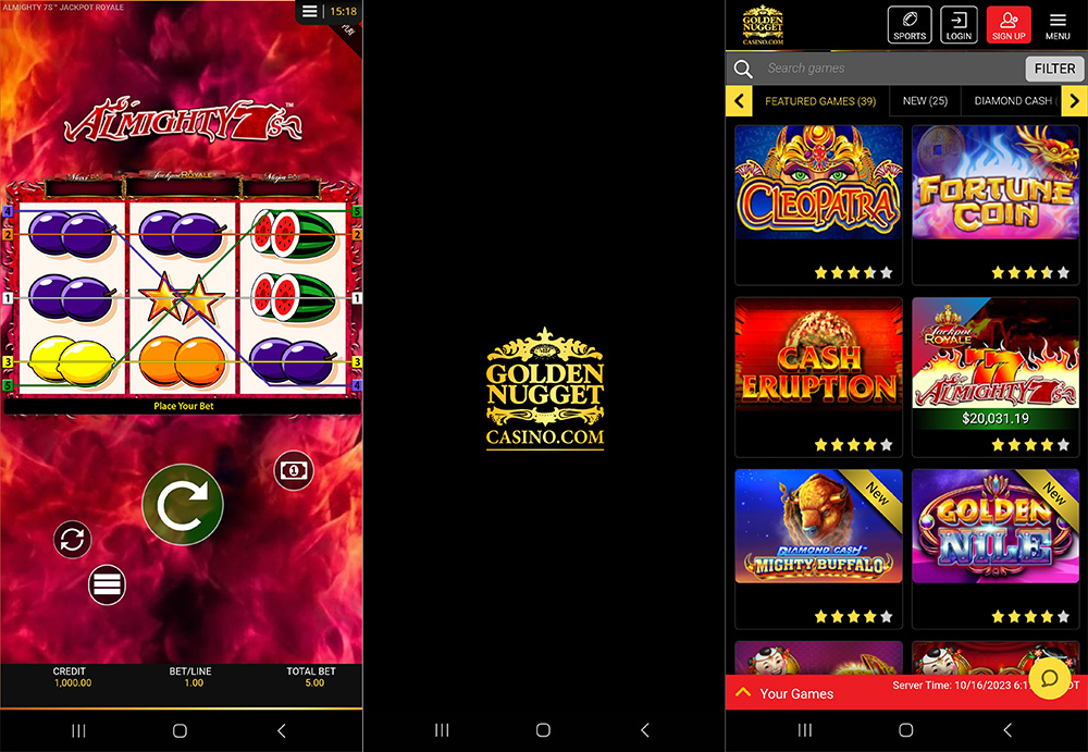 Golden Nugget Casino Mobile App