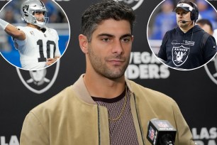 Jimmy Garoppolo's starting QB role with Raiders could be in jeopardy