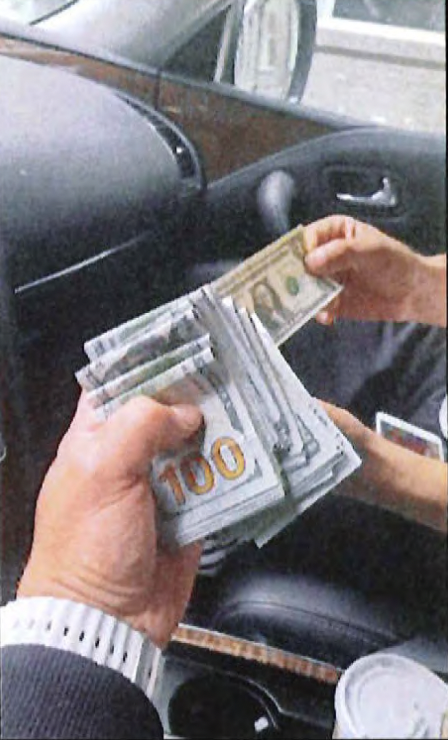 Hand-to-hand money transaction