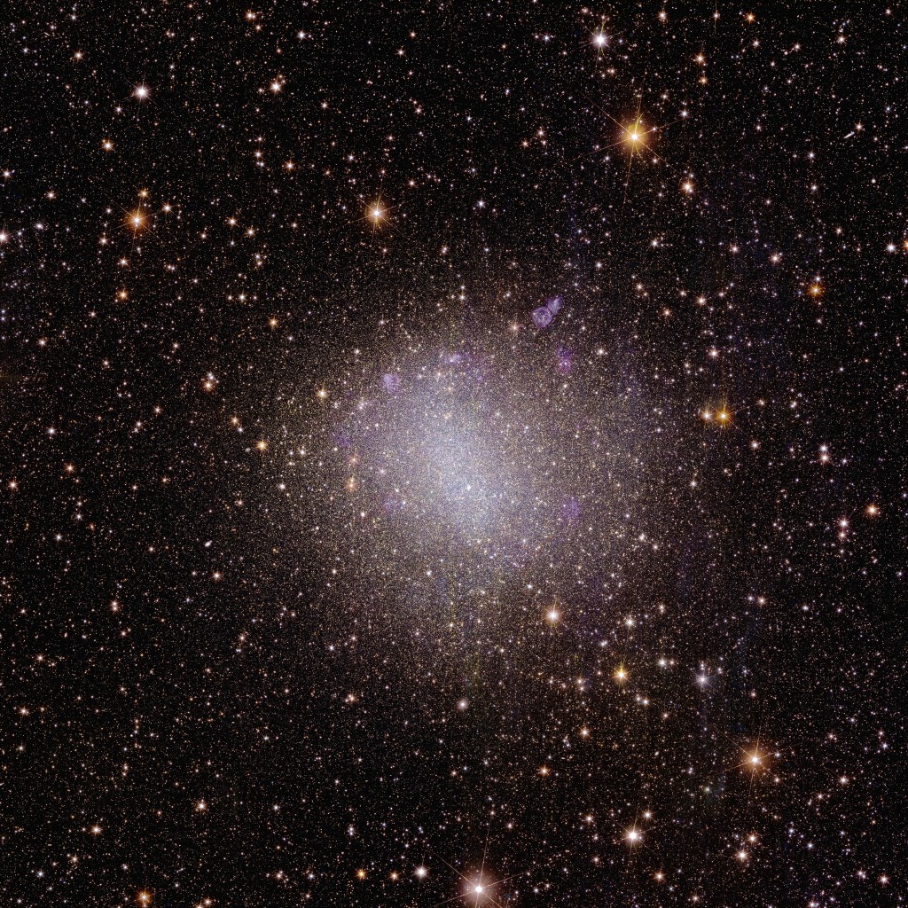 Irregular NGC 6822 was seen by Euclid.