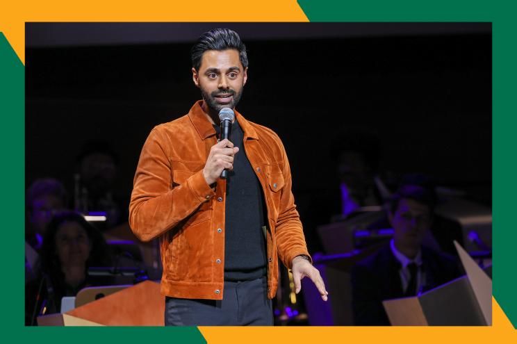 Hasan Minhaj performs stand-up comedy.