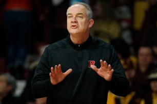 Steve Pikiell's Rutgers squad lost to in-state rival Princeton on Monday. 