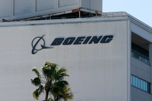 Boeing sign