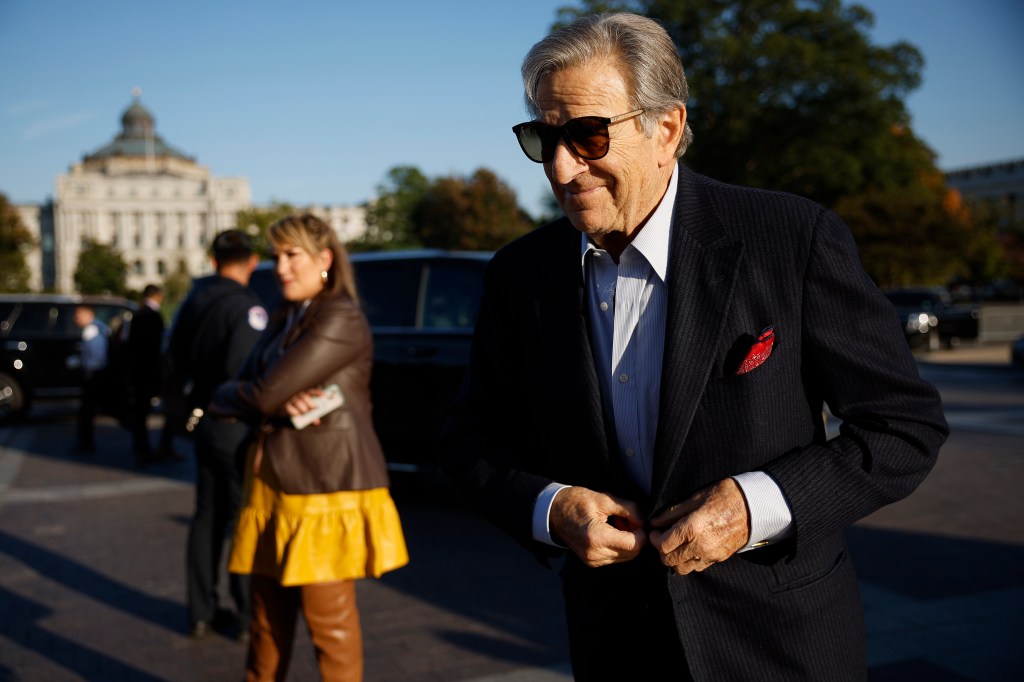 WASHINGTON, DC - OCTOBER 13: Paul Pelosi, husband of Rep. Nancy Pelosi (D-CA) arrives at a rally of House Democrats on the East Steps of the U.S. Capitol on October 13, 2023 in Washington, DC. Democrats were critical of their Republican counterparts after they were unable to elect a Speaker of the House, 10 days after ousting Rep. Kevin McCarthy (R-CA) from the post. (Photo by Chip Somodevilla/Getty Images)
House Democrats Discuss The State Of The Race For Speaker