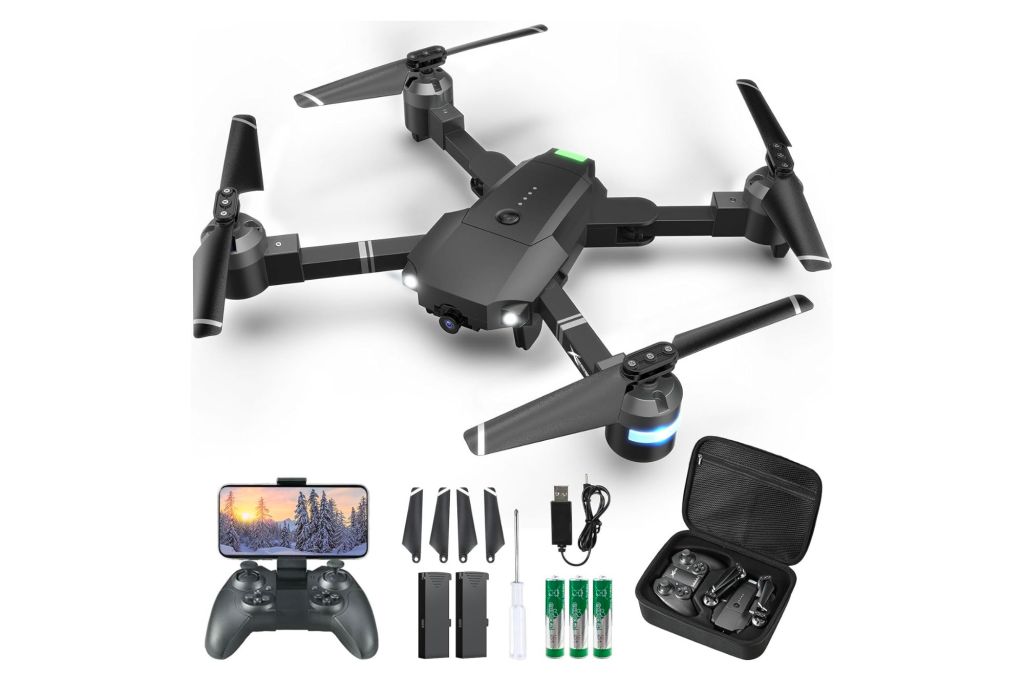 A drone and accessories