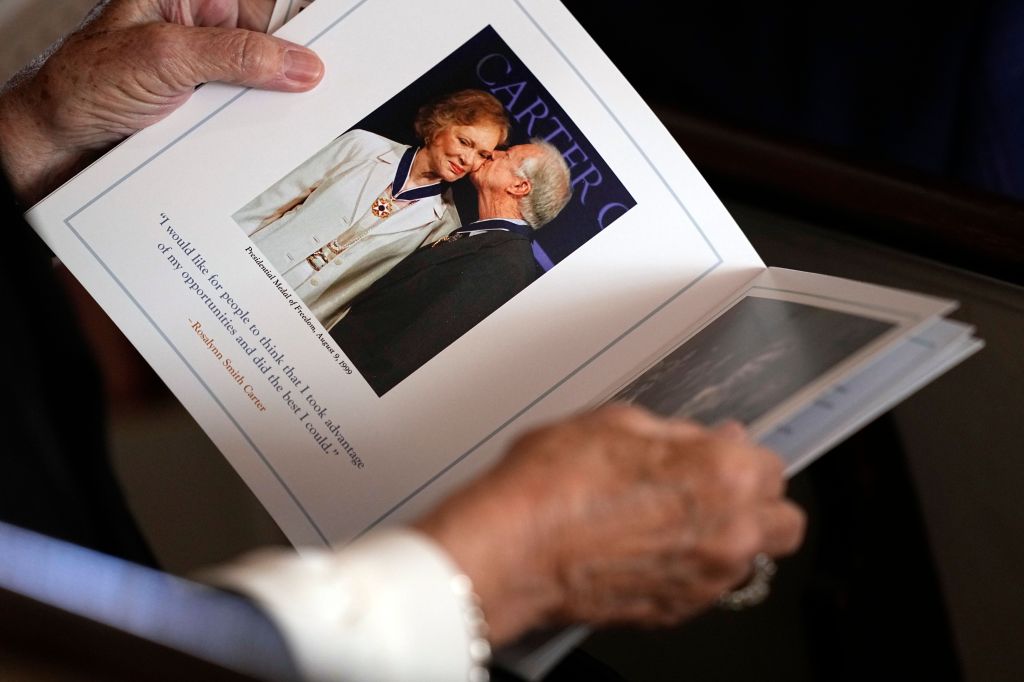 first lady Rosalynn Carterat Glenn Memorial Church at Emory University