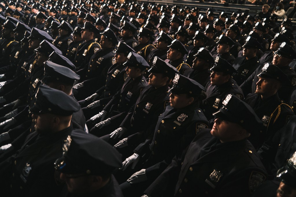 NYPD graduation at Madison Square Garden