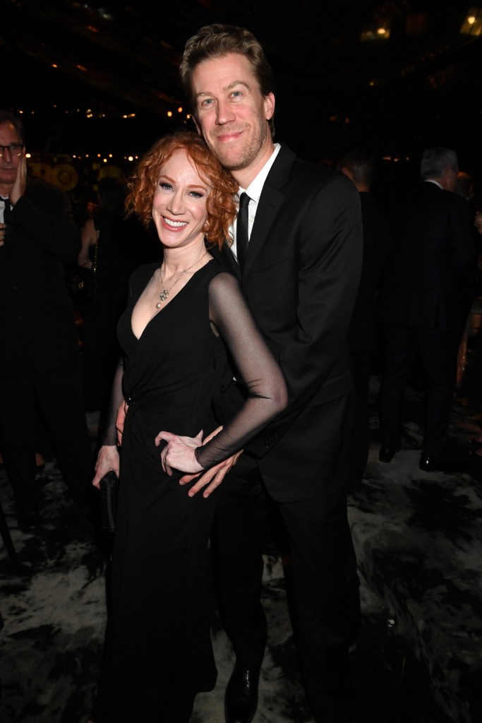 Kathy Griffin and Randy Bick attend HBO's 2019 Emmys bash.