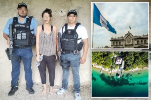 A 35-year-old US citizen was rescued Tuesday (left) from a remote Guatemalan village (bottom right), after being kidnapped by unknown bandits seeking a $19,000 ransom