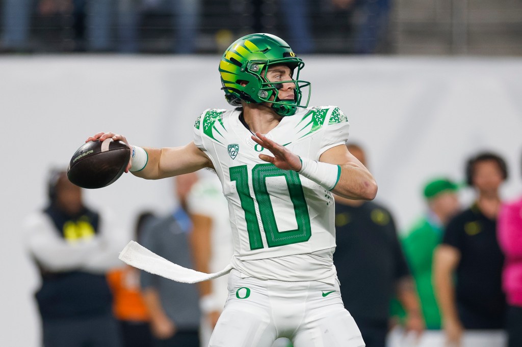 Bo Nix is a Heisman finalist after throwing for 4,145 yards, 40 touchdowns and three interceptions.