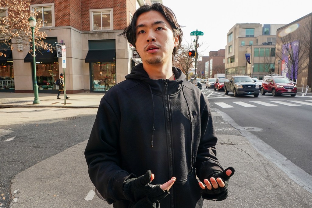 student Alkaid Zeng pictured at UPenn