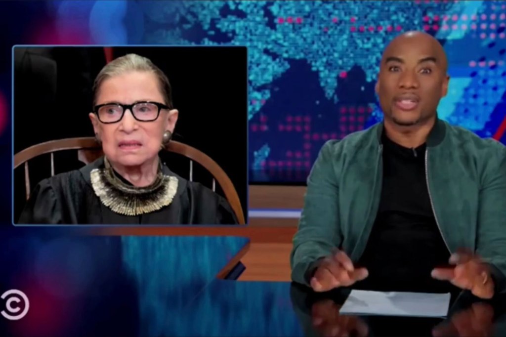 The comedian also compared Biden to the late Supreme Court Justice Ruth Bader Ginsburg.