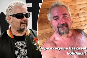 Guy Fieri shares sweaty, shirtless sauna selfie: 'Bring on the heat'