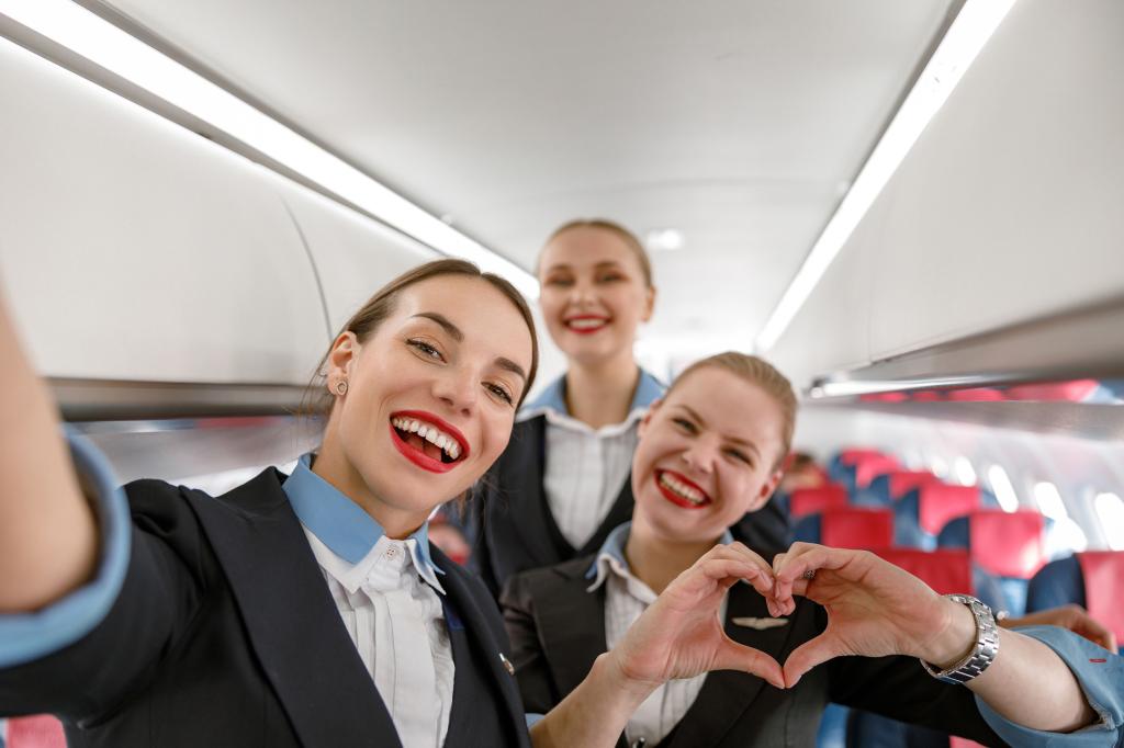 Stewardesses.