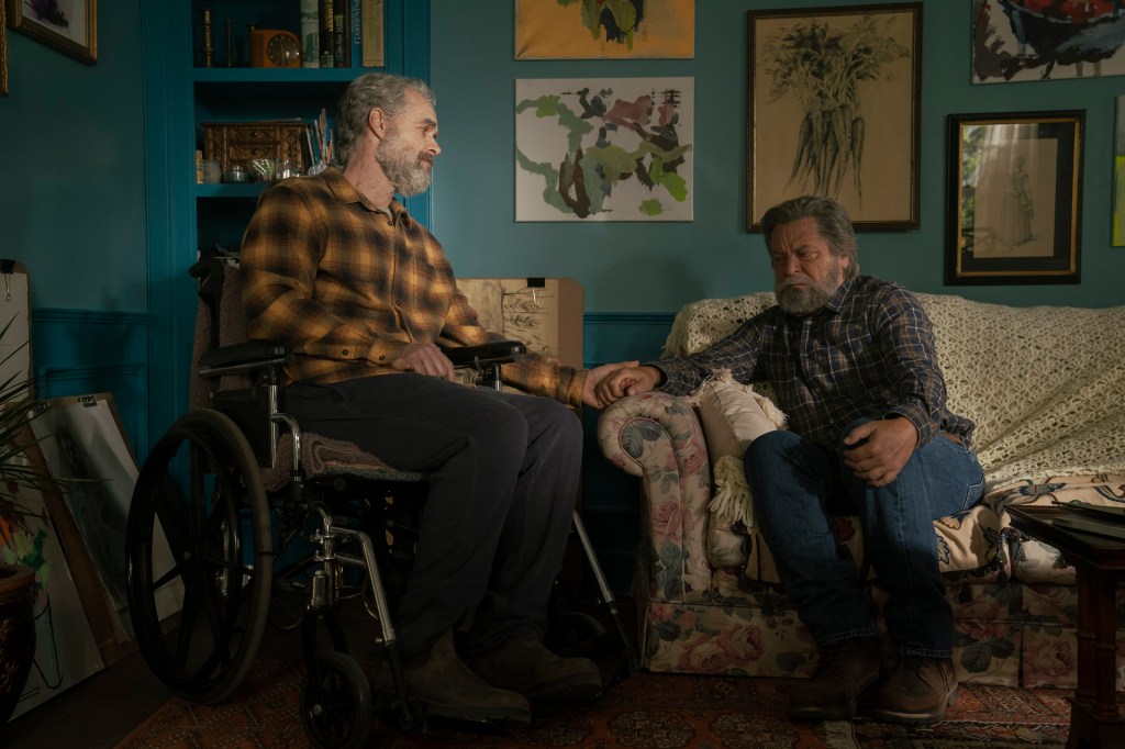 Murray Bartlett and Nick Offerman in "The Last of Us." 