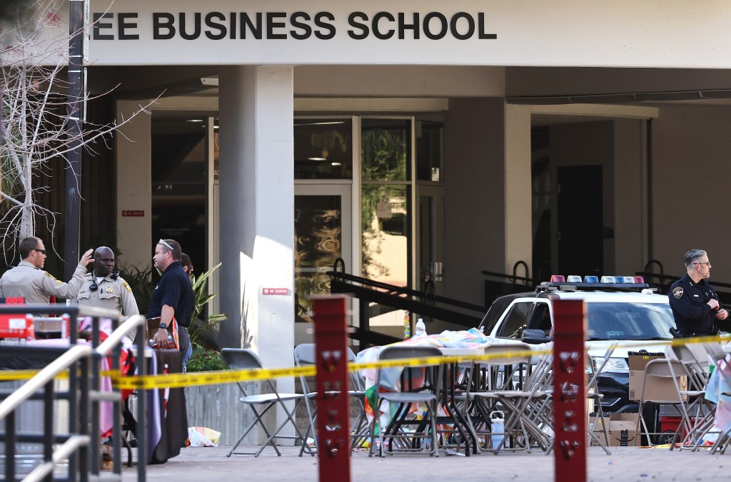 All three faculty members had been inside Beam Hall, which houses UNLV's business school, when Polito began firing with a list in hand of intended targets, none of whom were struck by his bullets.