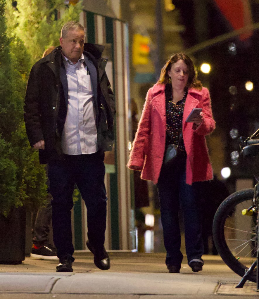 Rachel Dratch at Scarlett Johansson and Colin Jost's holiday party.