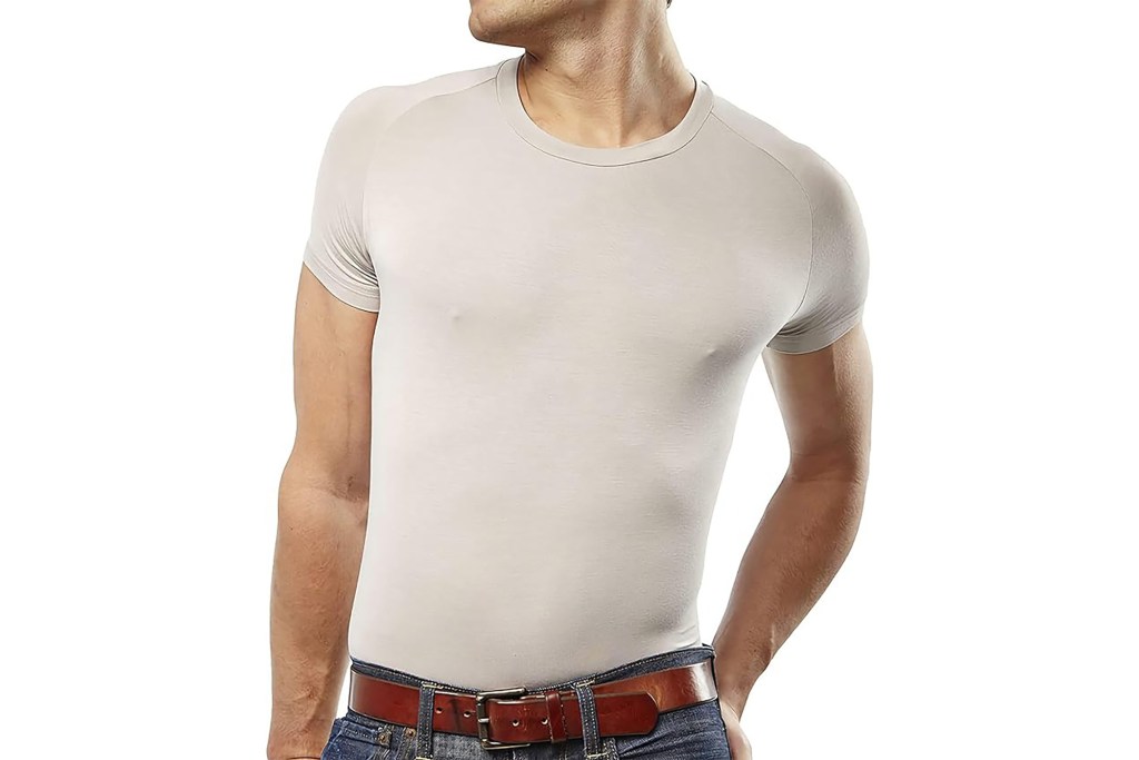Man wearing a T-shirt