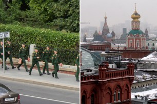The Kremlin, soldiers