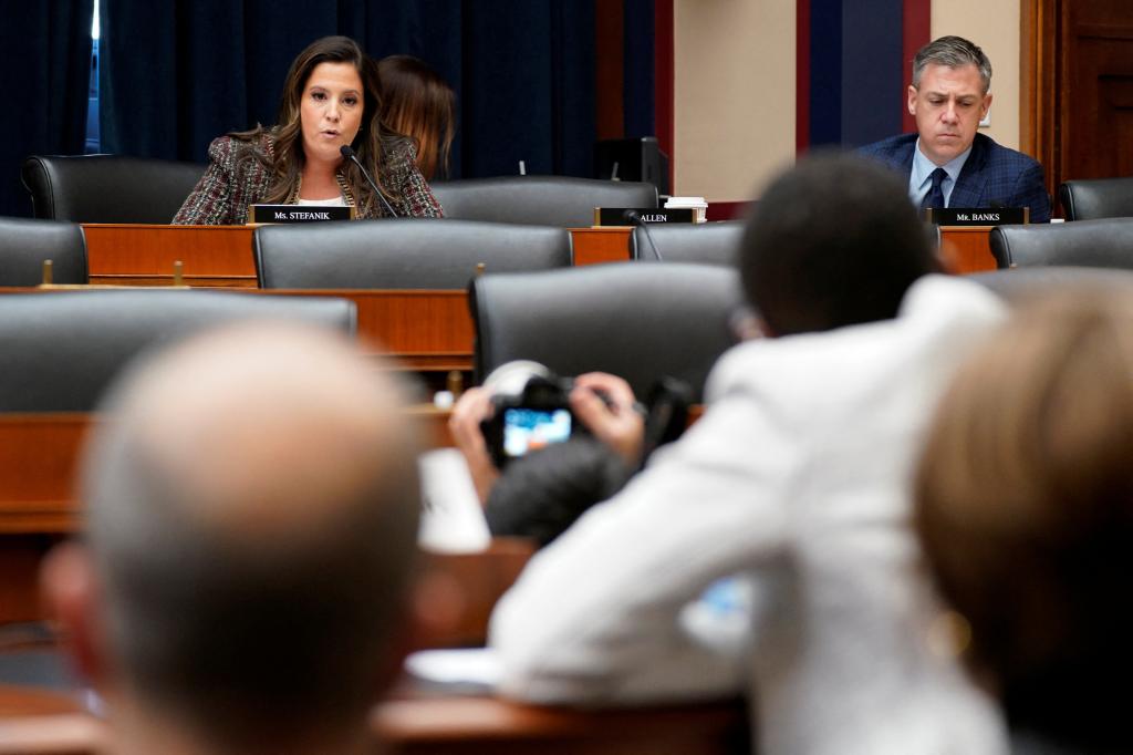 Elise Stefanik questioning Claudine Gay