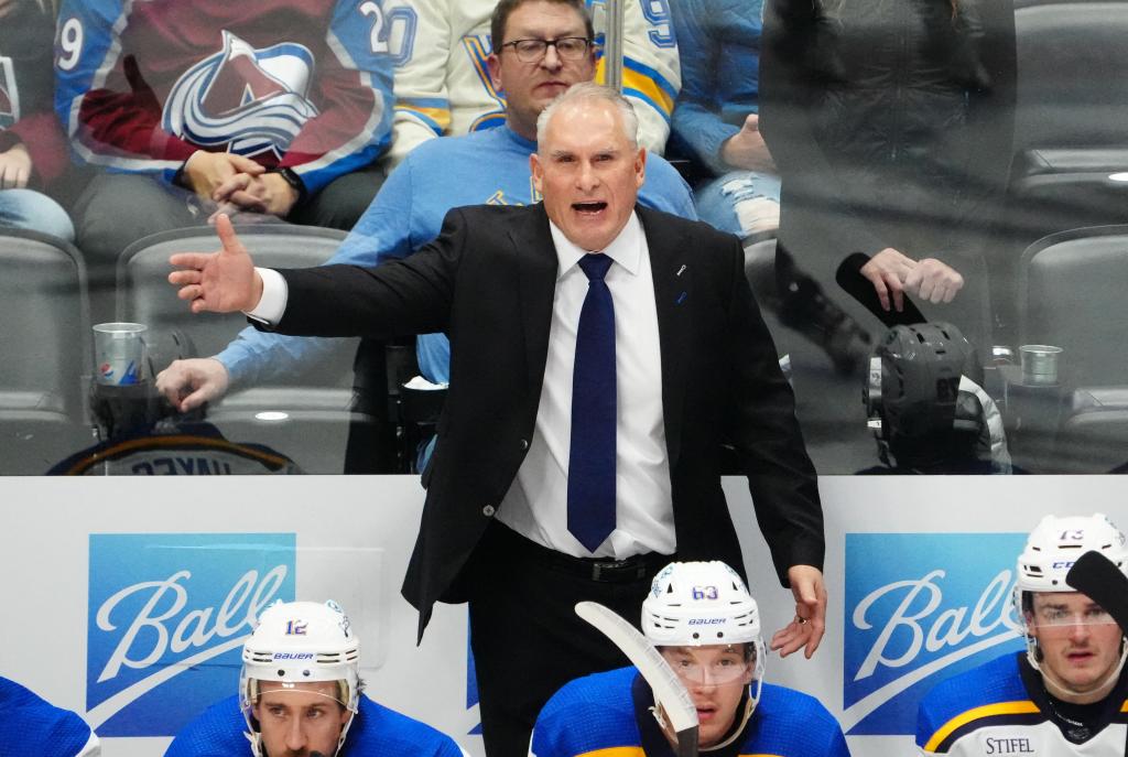 The Blues have fired coach Craig Berube.