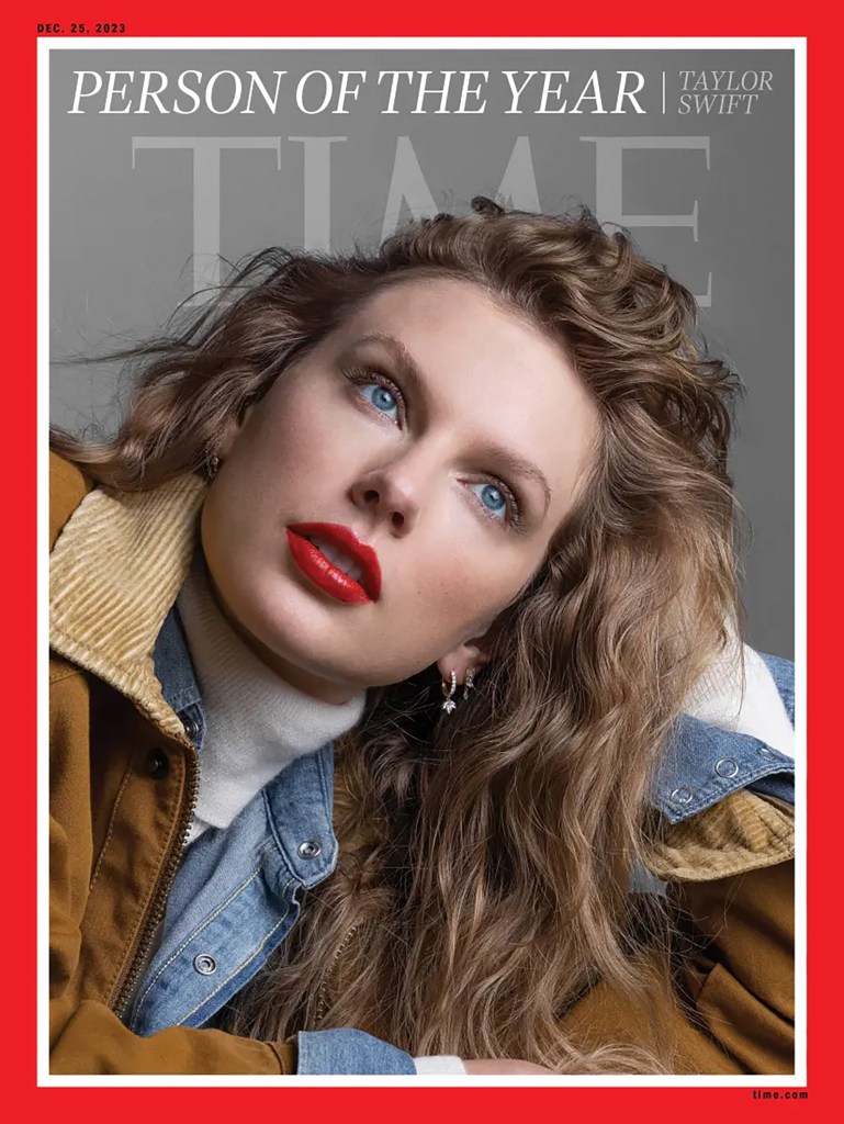 Taylor Swift is the TIME Person of the Year for 2023. 