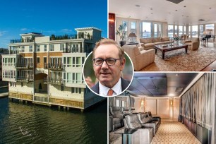 Kevin Spacey's pier home is hitting the auction block next month after going into foreclosure.