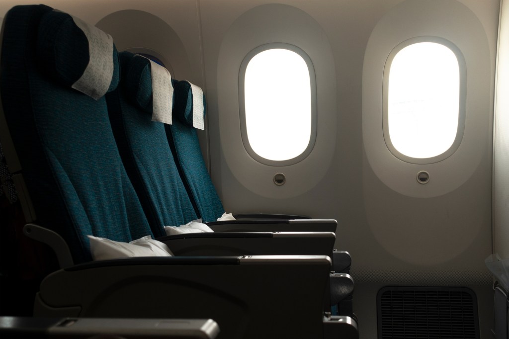 Seats on plane