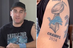 Alex Chepeska got the permanent artwork in August, a week before the first preseason games and months before the Lions would even clinch a playoff spot, let alone win the NFC North.