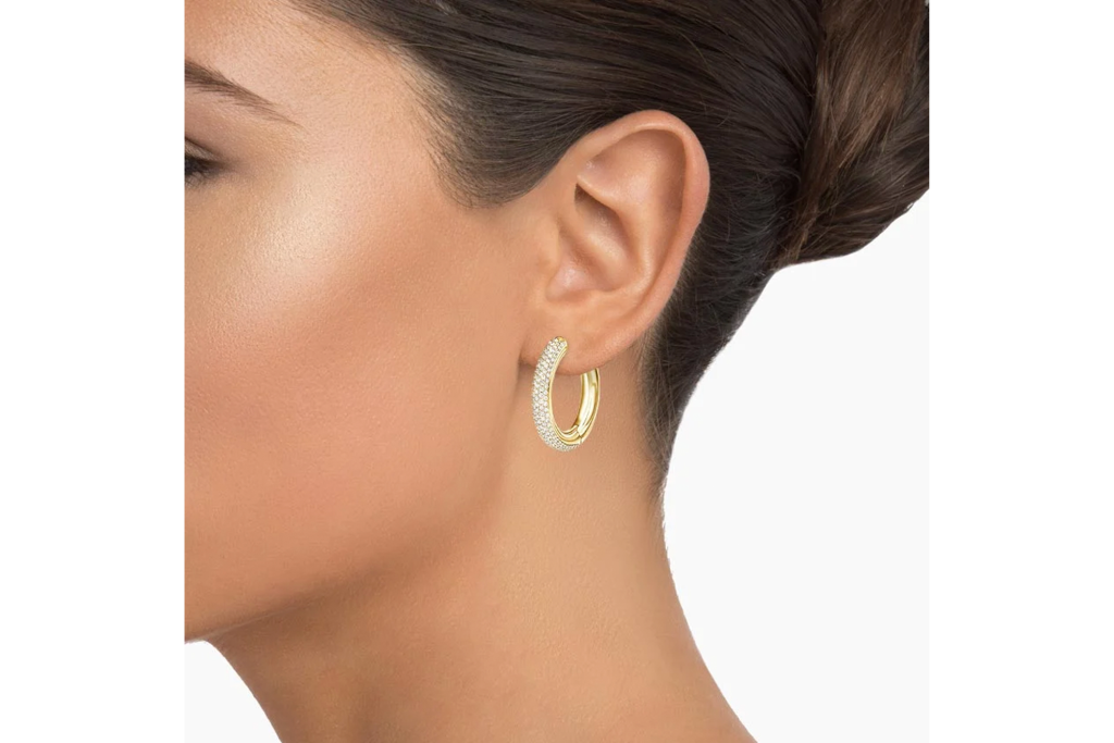 Brilliant Earth 14K Yellow Gold Lab Diamond Tube Hoop Earrings (1 1/4 ct. tw.)
