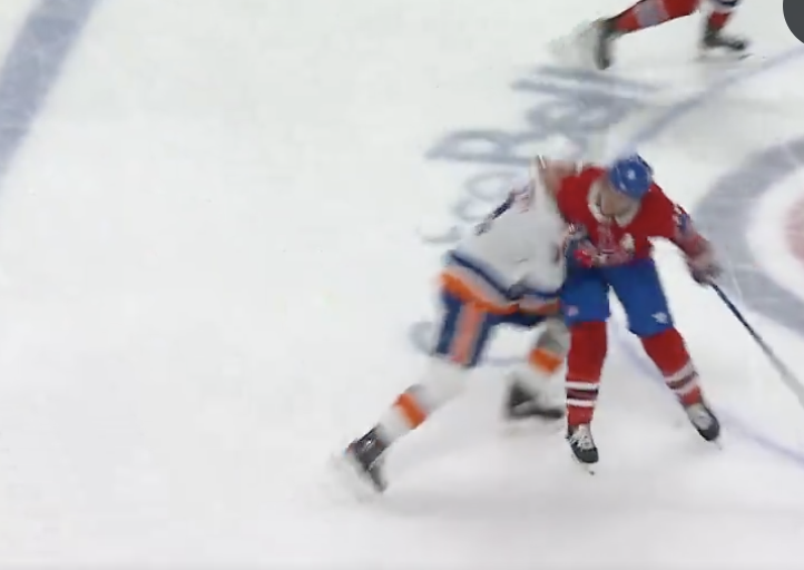 Brendan Gallagher was given a game misconduct for the hit.