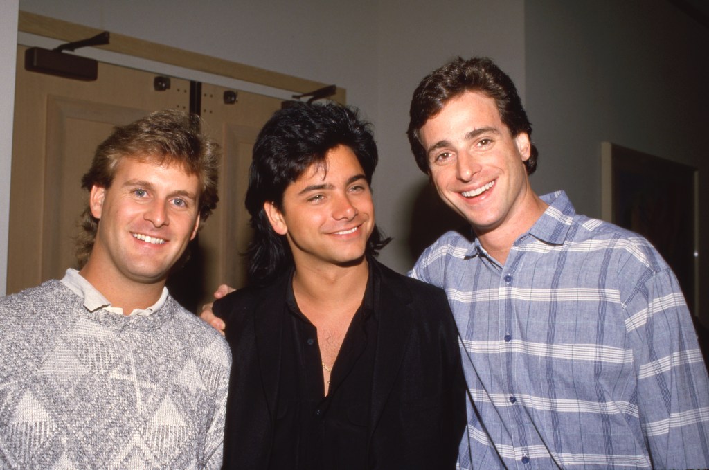 Dave Coulier, John Stamos and Bob Saget in the 1980s. 