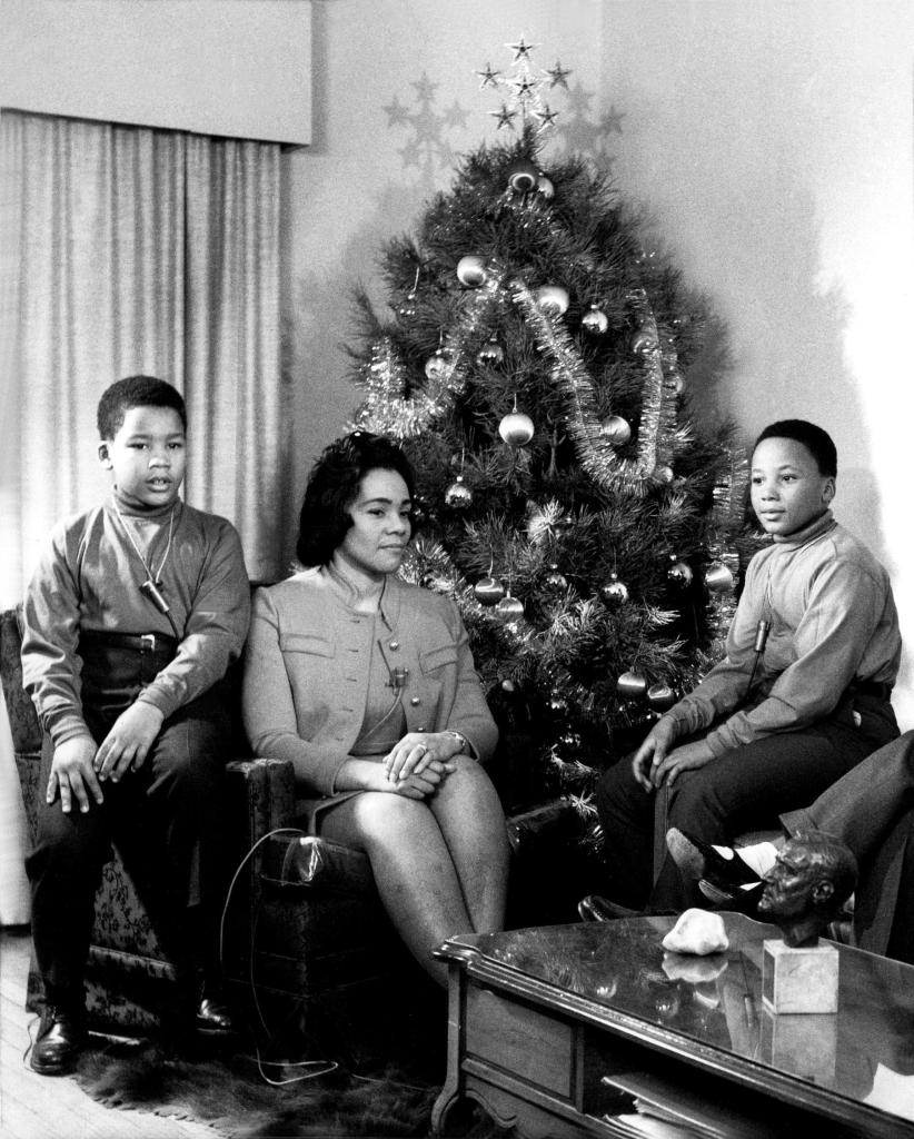 Dexter King, Coretta Scott King, Martin Luther King III 