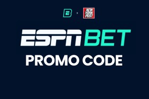 espn bet promo code graphic with the new york post logo