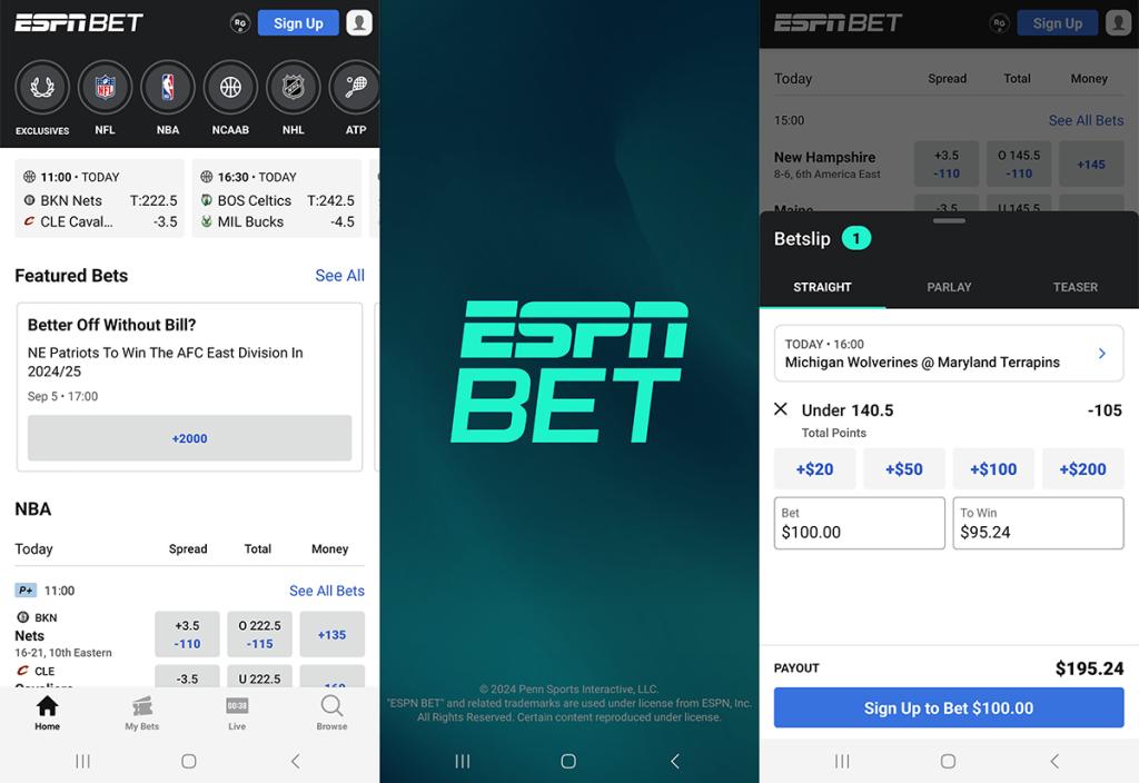 ESPN BET app